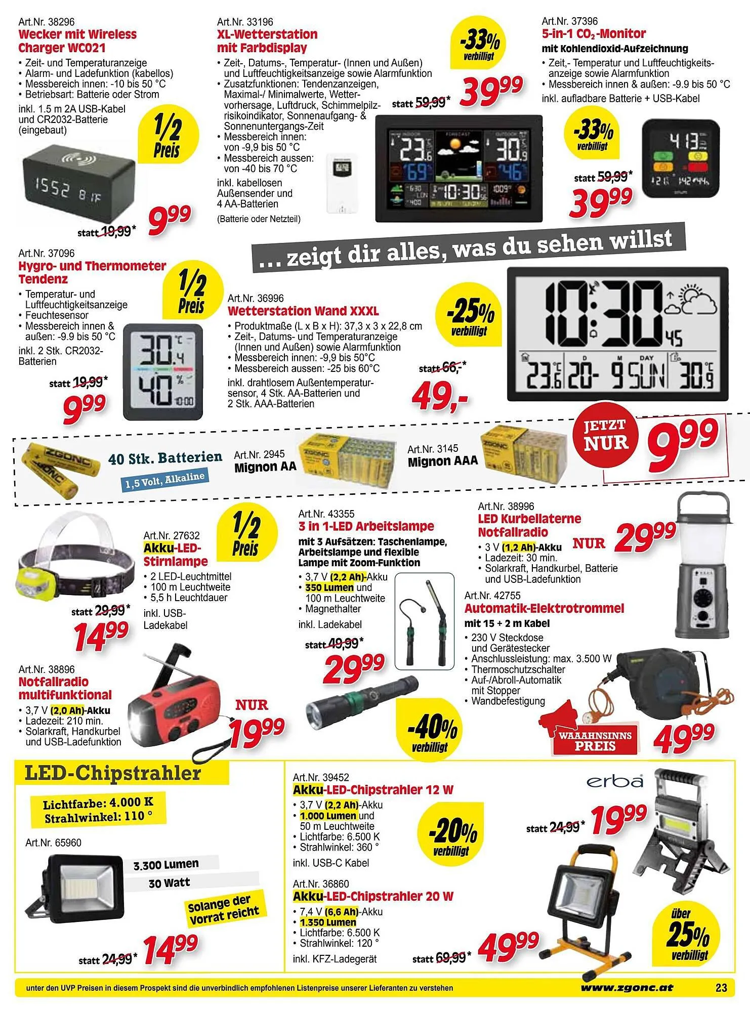 Zgonc Flugblatt von 1. November bis 26. November 2023 - Flugblätt seite 23