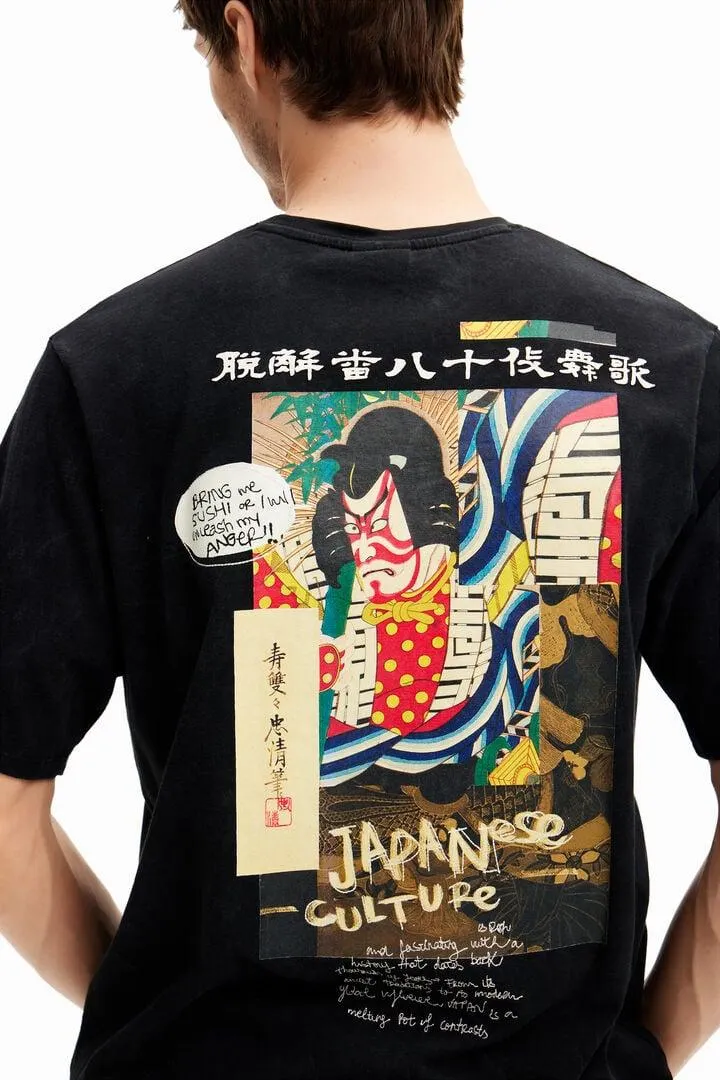 T-Shirt mit japanischem Stil Illustrationen