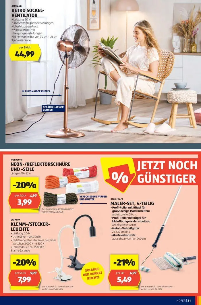 Blättern Sie online im HOFER Flugblatt von 31. Juli bis 14. August 2024 - Flugblätt seite 35