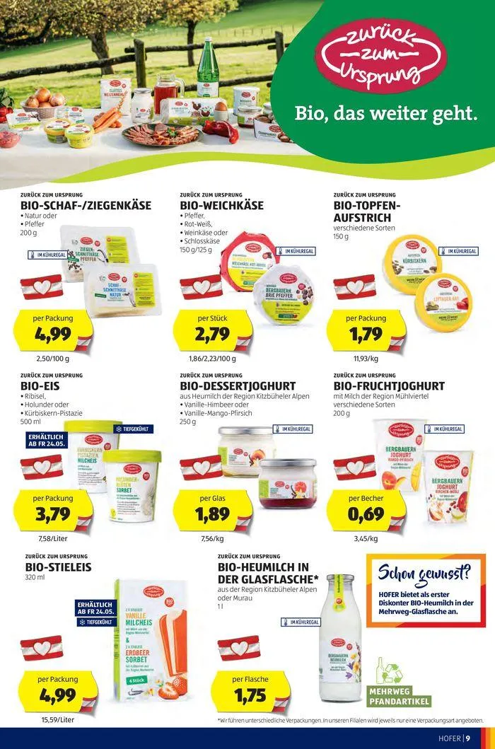 Blättern Sie online im HOFER Flugblatt von 22. Mai bis 5. Juni 2024 - Flugblätt seite 11