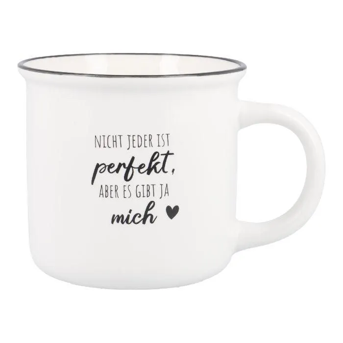 Becher Spruch, Perfekt, 300 ml