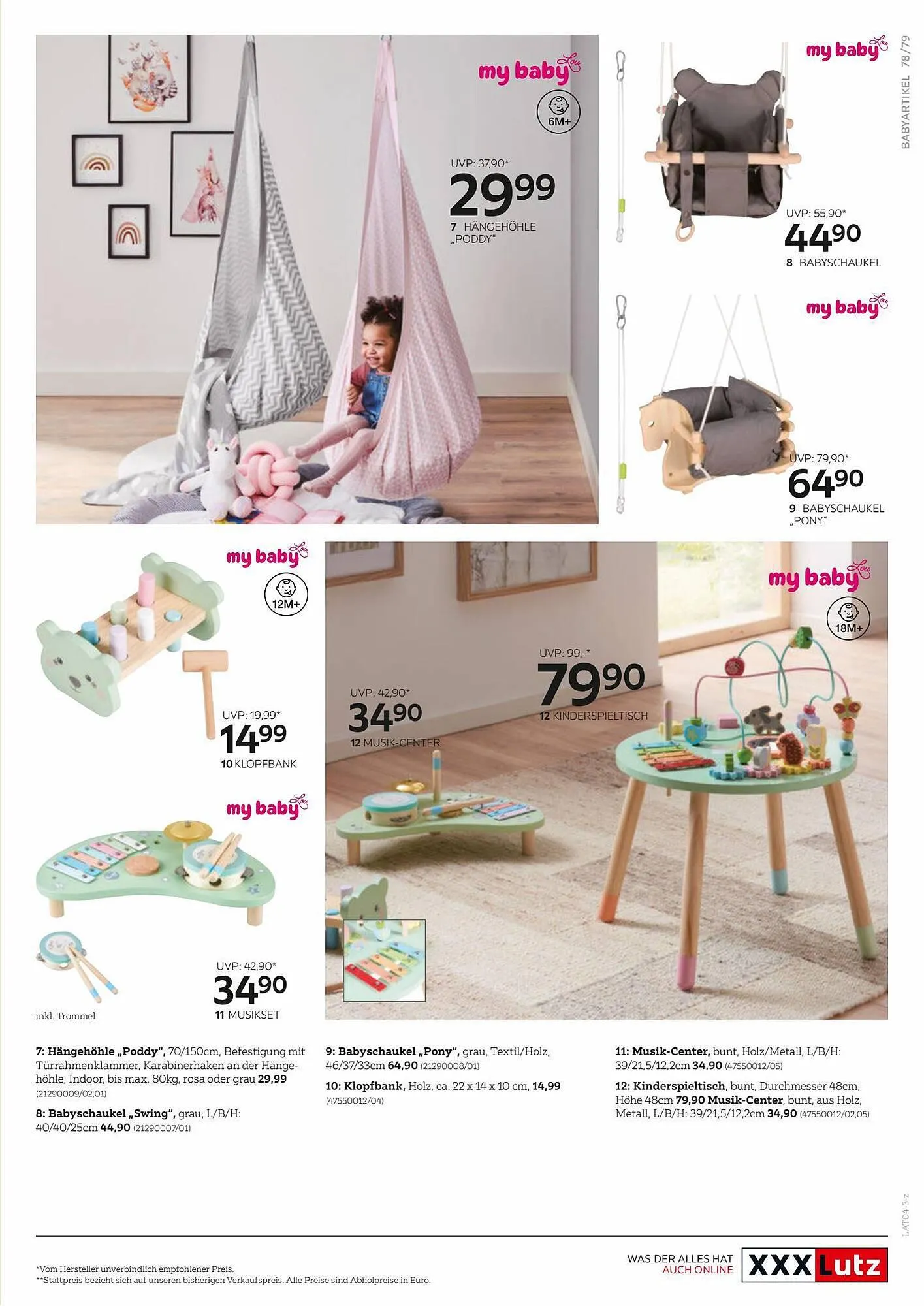 XXXLutz Flugblatt von 6. Juli bis 31. Dezember 2023 - Flugblätt seite  79