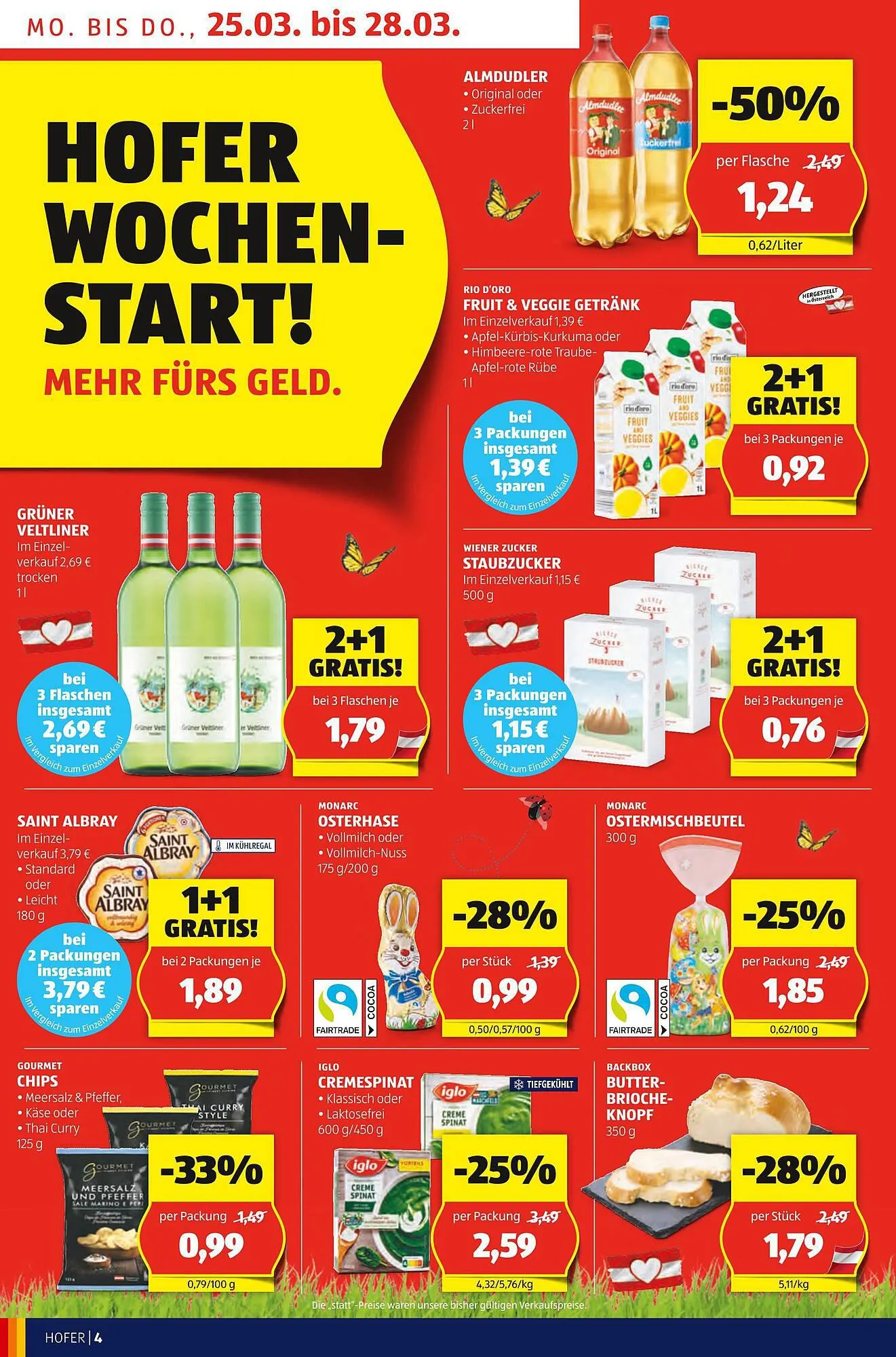 Hofer Flugblatt von 22. März bis 28. März 2024 - Flugblätt seite 4