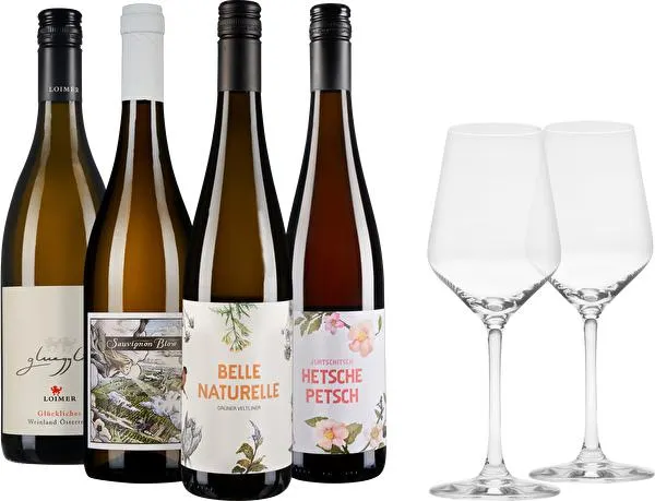 Natural Wine Probierpaket + 2 Gläser gratis
