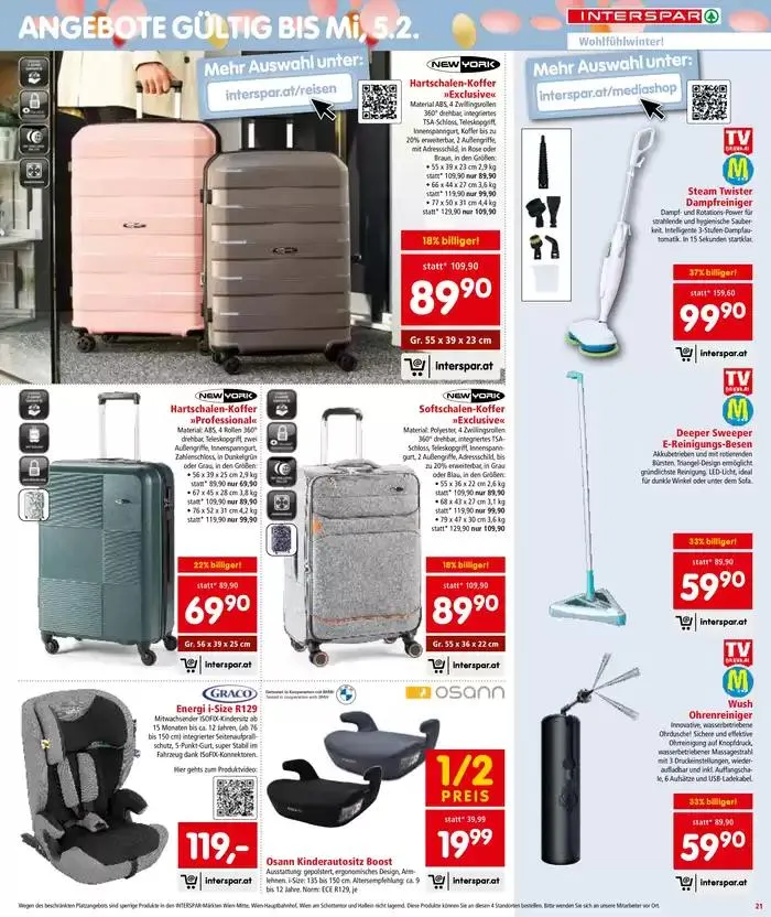 Aktuelle Deals und Angebote von 23. Jänner bis 6. Februar 2025 - Flugblätt seite 21