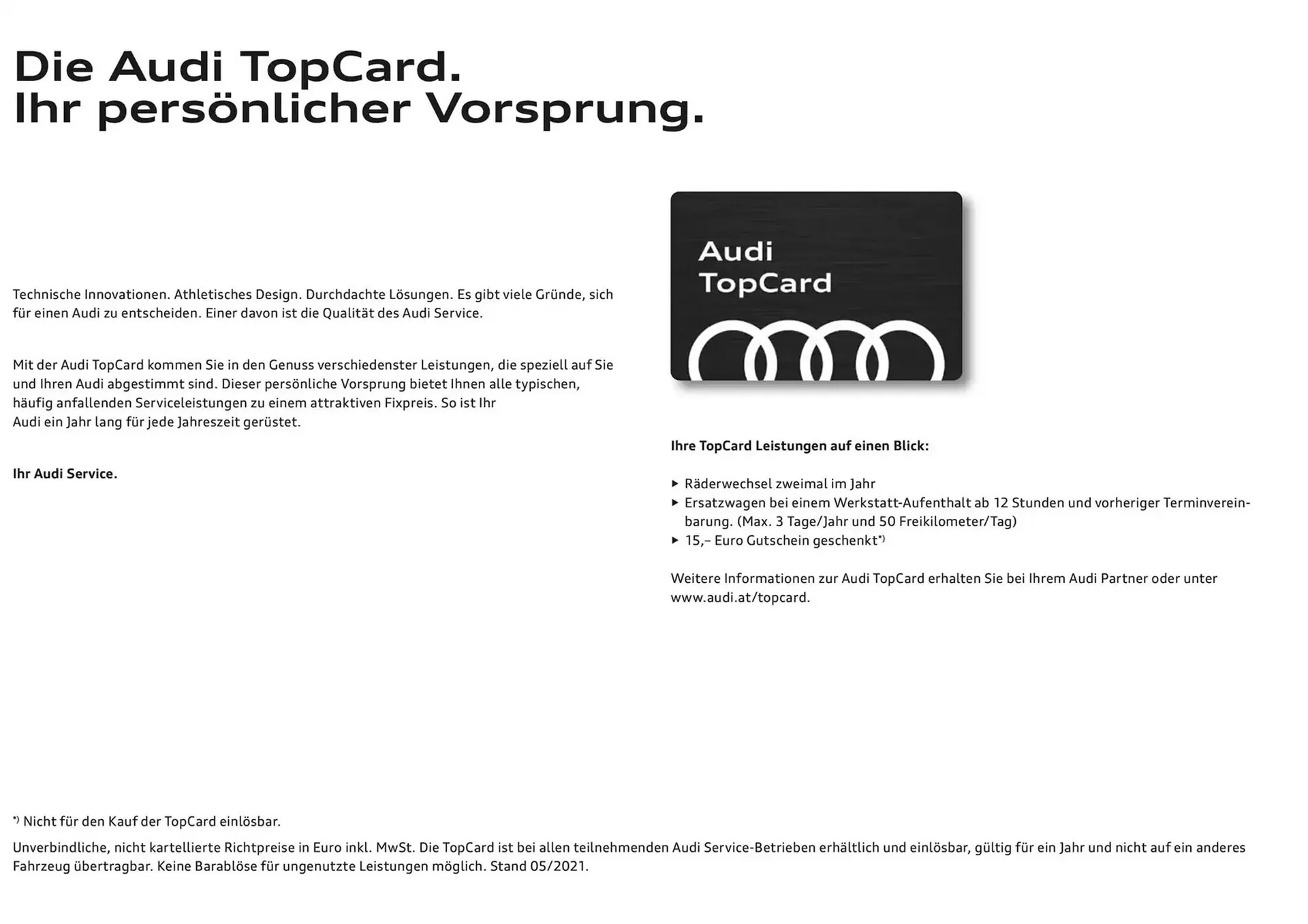 Audi Flugblatt von 6. Dezember bis 6. Dezember 2025 - Flugblätt seite 109