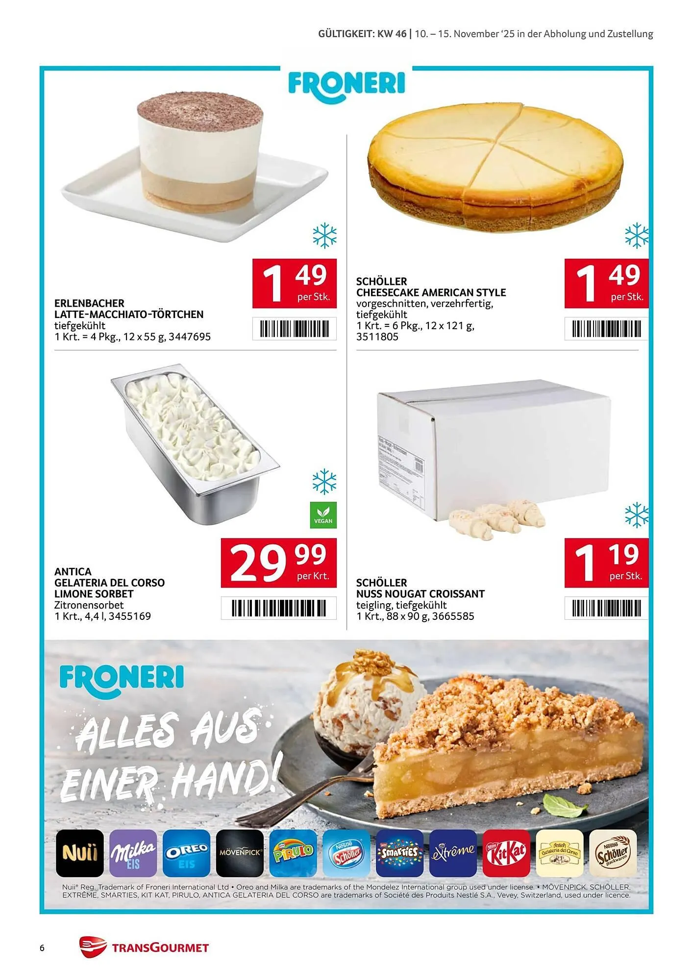 Transgourmet Flugblatt von 10. November bis 15. November 2025 - Flugblätt seite 6