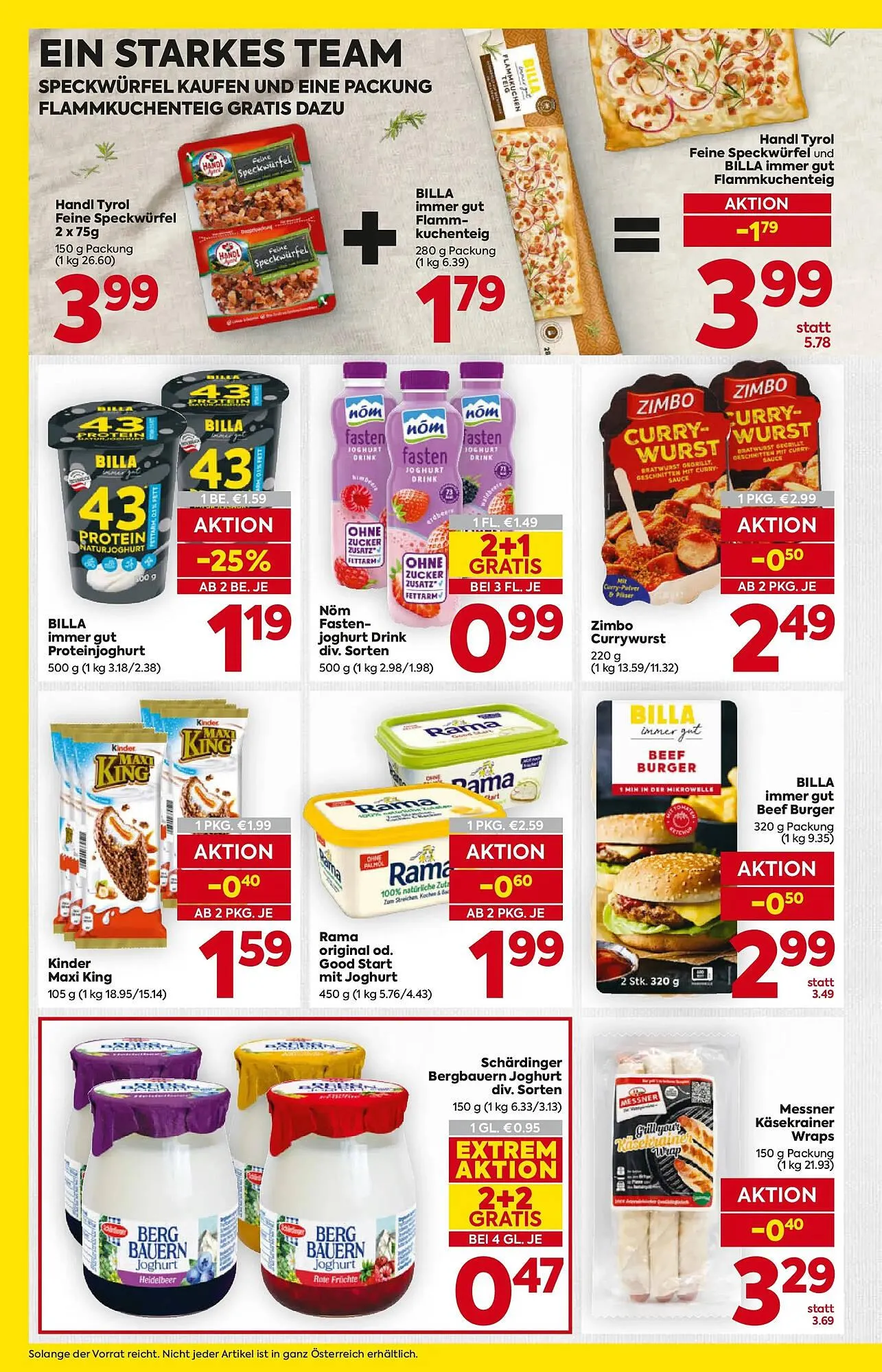 Billa Flugblatt von 8. Jänner bis 14. Jänner 2026 - Flugblätt seite  12