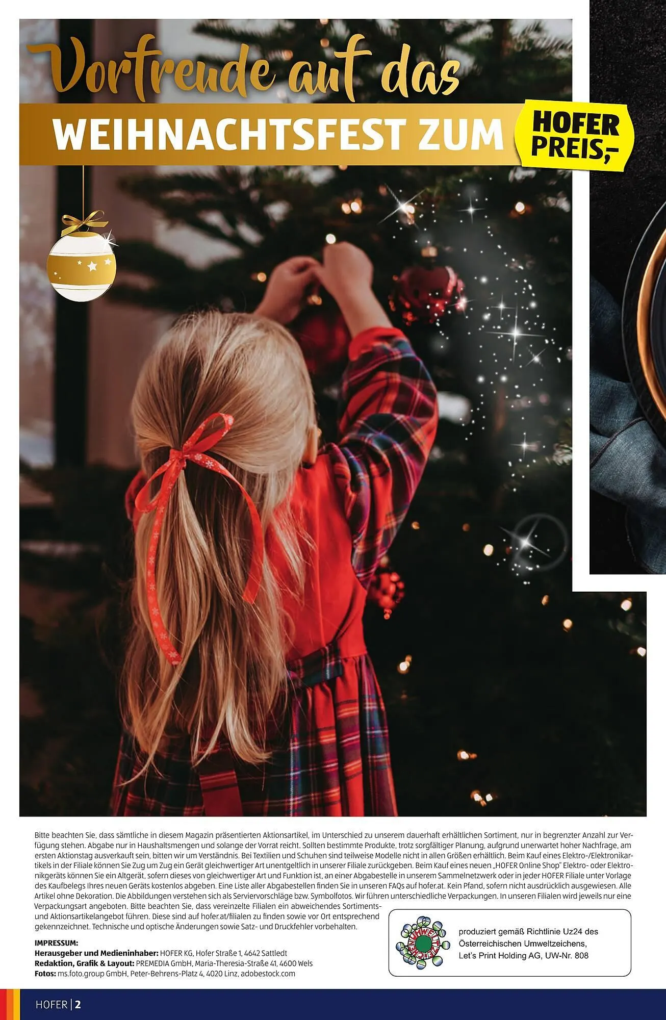Hofer Flugblatt von 7. November bis 24. Dezember 2025 - Flugblätt seite  2