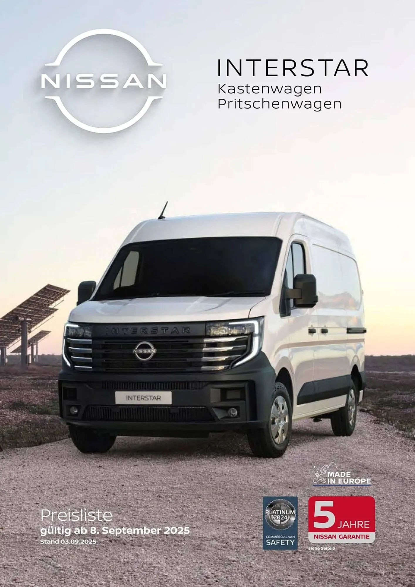 Nissan Interstar Flugblatt von 3. September bis 2. Februar 2026 - Flugblätt seite  1