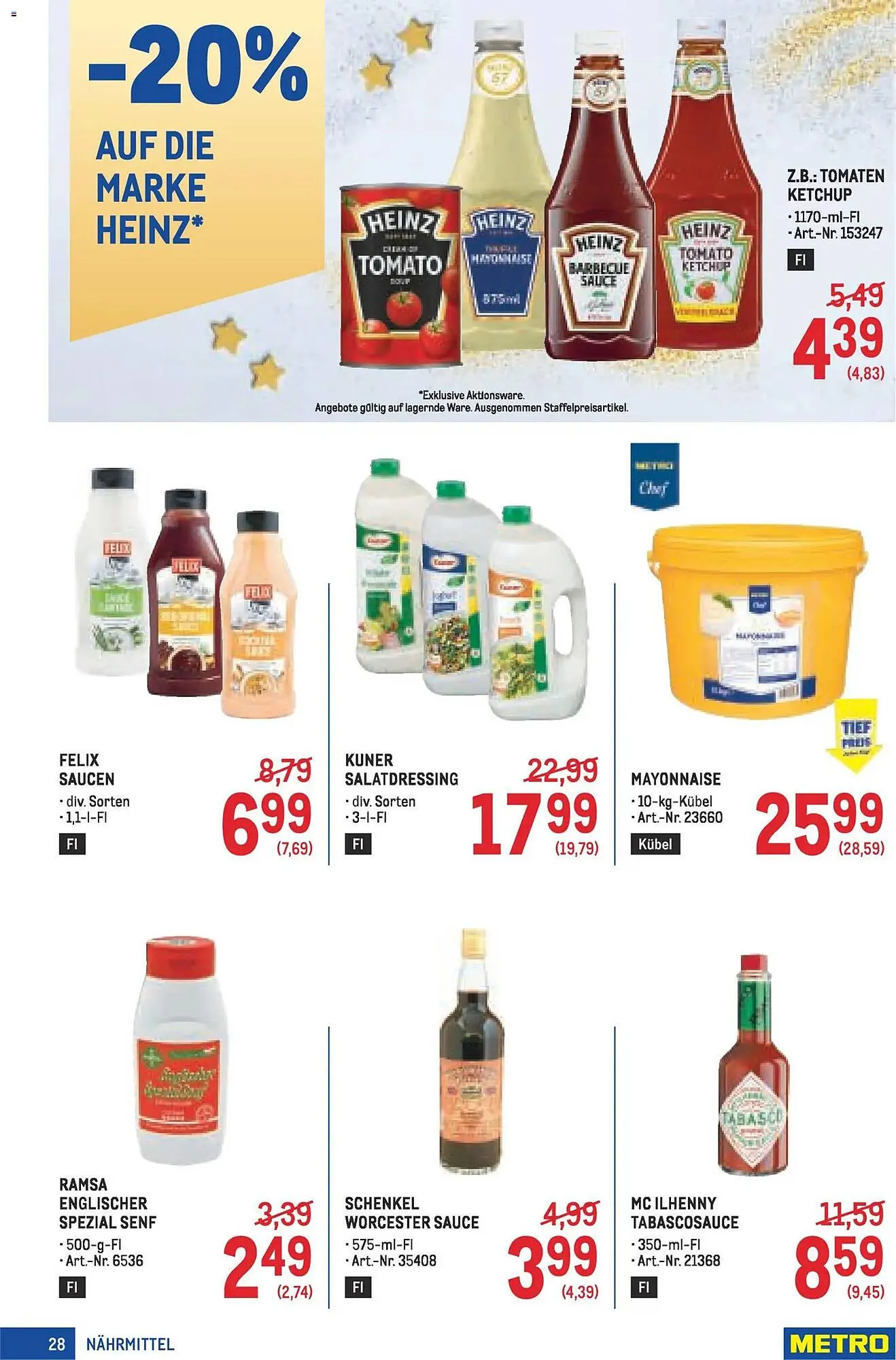 Metro Flugblatt von 27. November bis 10. Dezember 2025 - Flugblätt seite  28