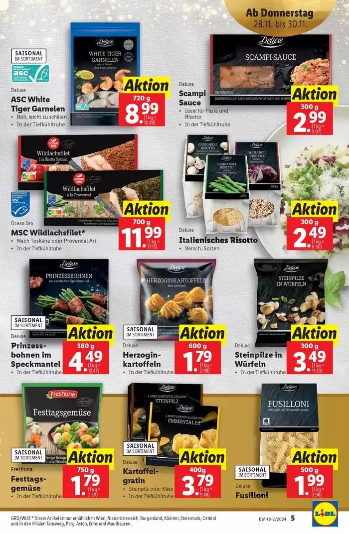 Aktuelle Flugblätter Ab Donnerstag, 28.11. von 28. November bis 4. Dezember 2024 - Flugblätt seite 5