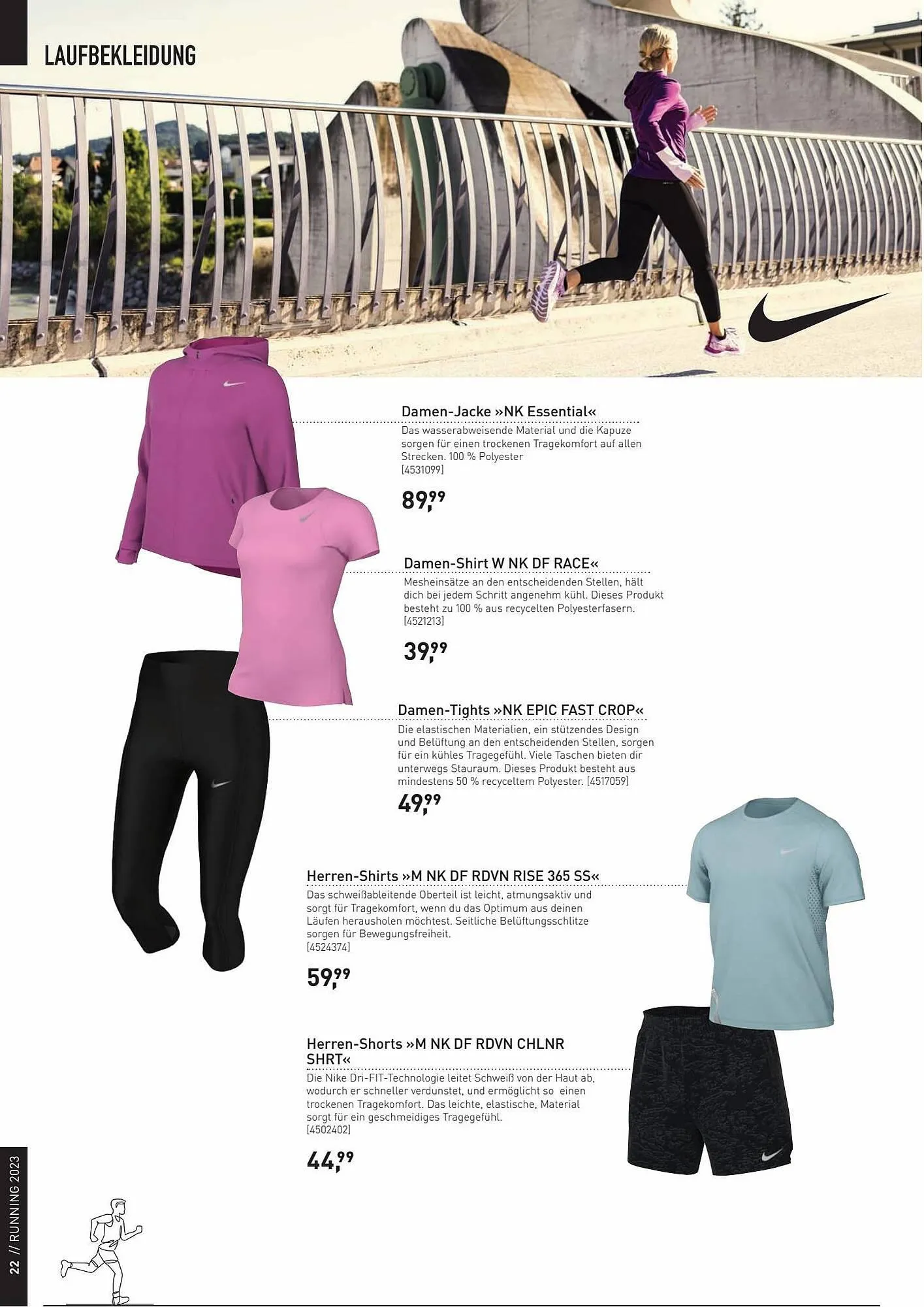 Intersport Flugblatt von 3. April bis 31. Dezember 2023 - Flugblätt seite 22