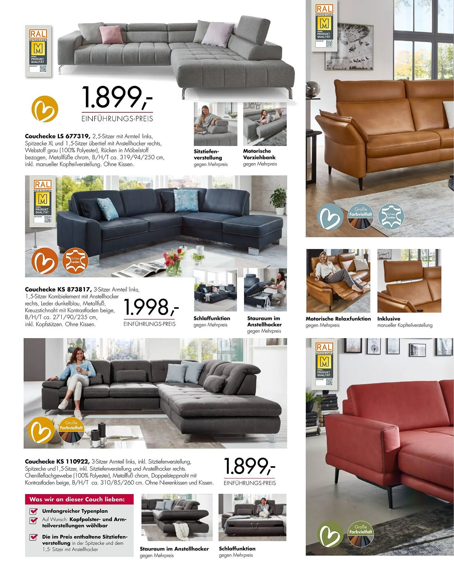 Polstermöbel Fischer Flugblatt von 19. Februar bis 1. Jänner 2027 - Flugblätt seite  6