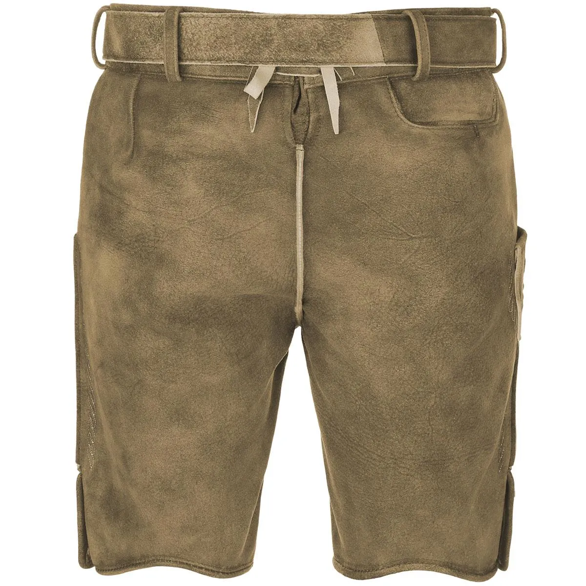 Herren Hirschlederhose “Hirschvogel”, Hellbraun