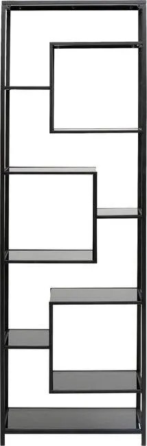 Regal Loft Schwarz 60x195cm