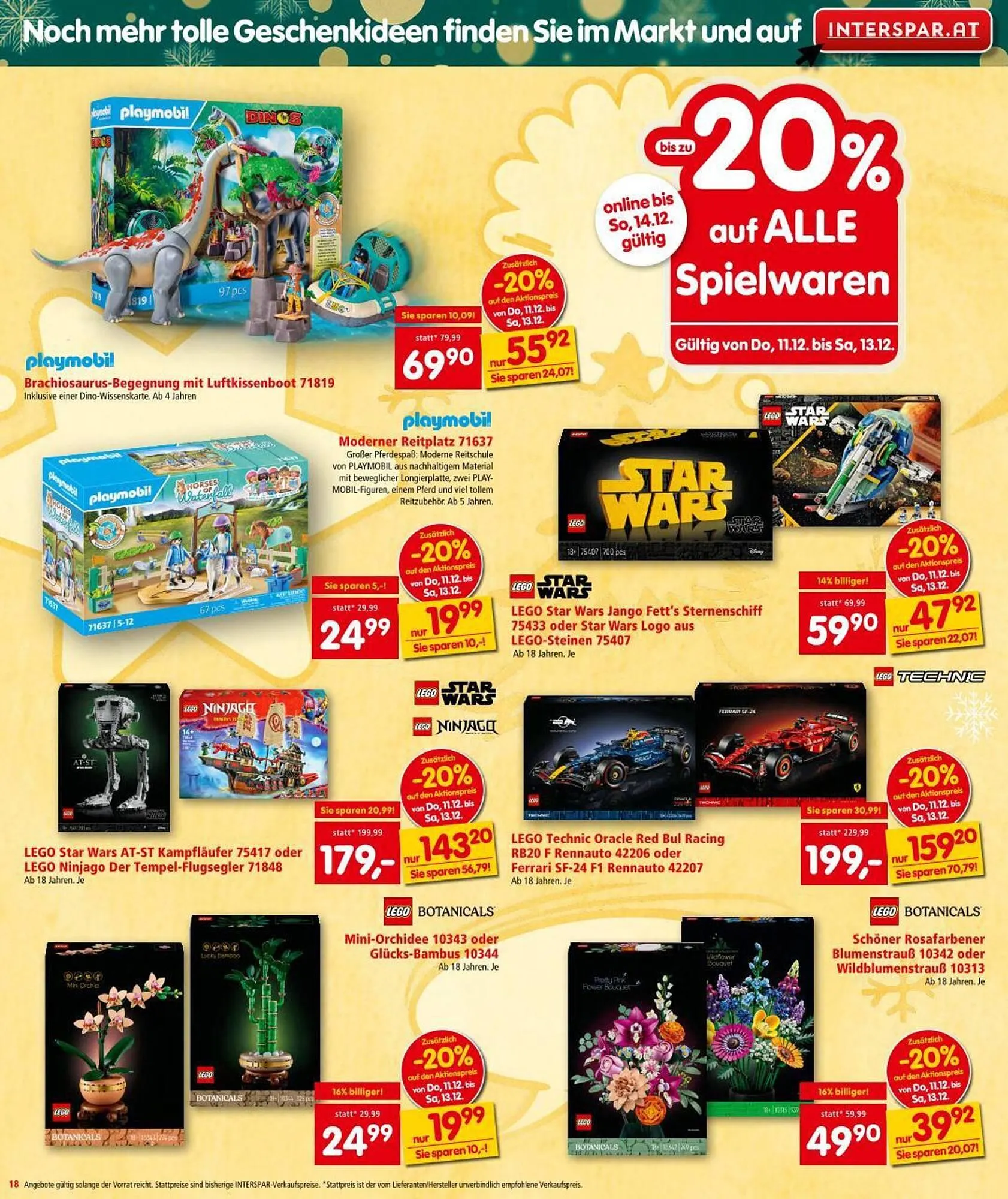 Interspar Flugblatt von 11. Dezember bis 17. Dezember 2025 - Flugblätt seite  18