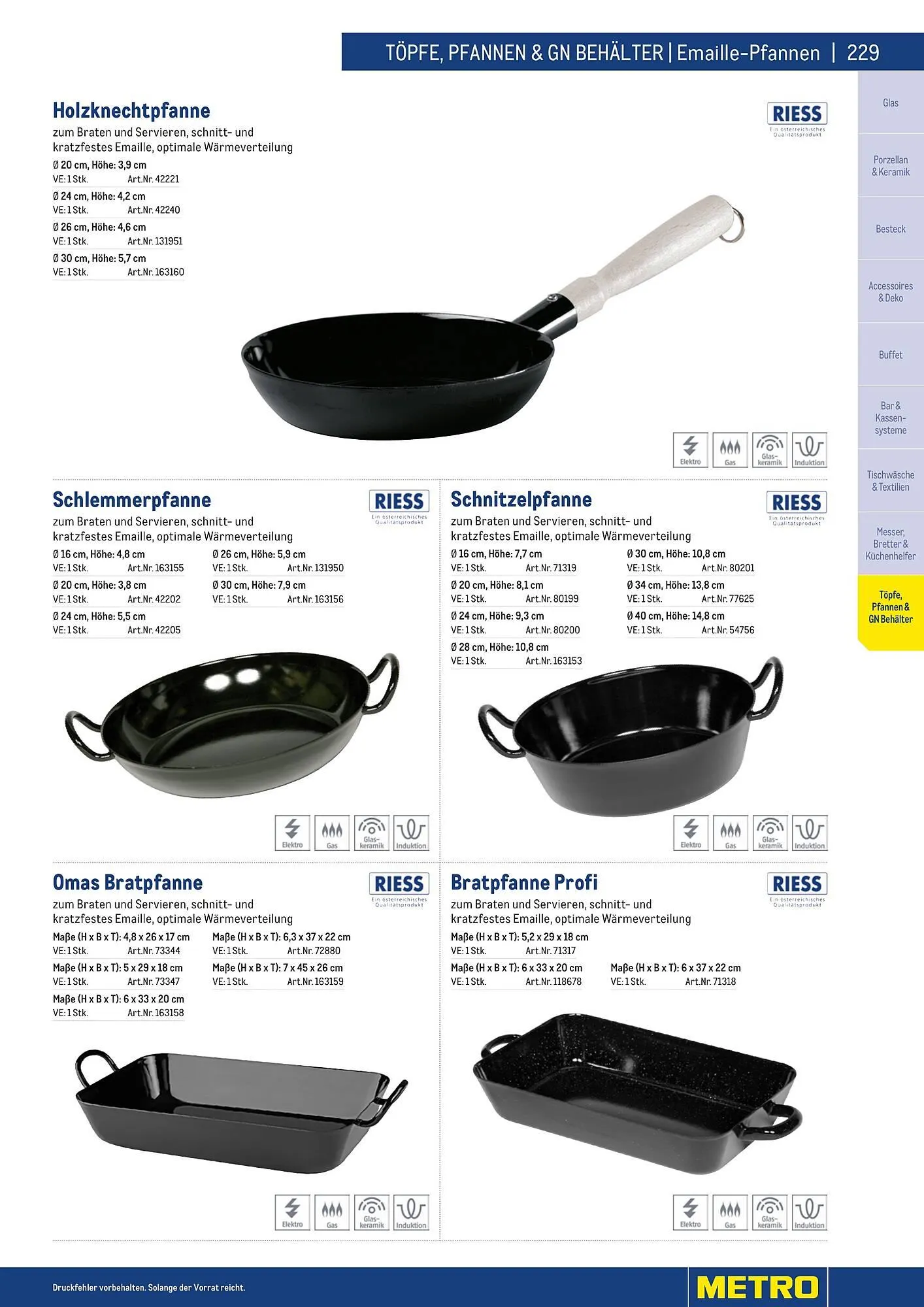 Metro Flugblatt von 25. März bis 31. Dezember 2026 - Flugblätt seite  229