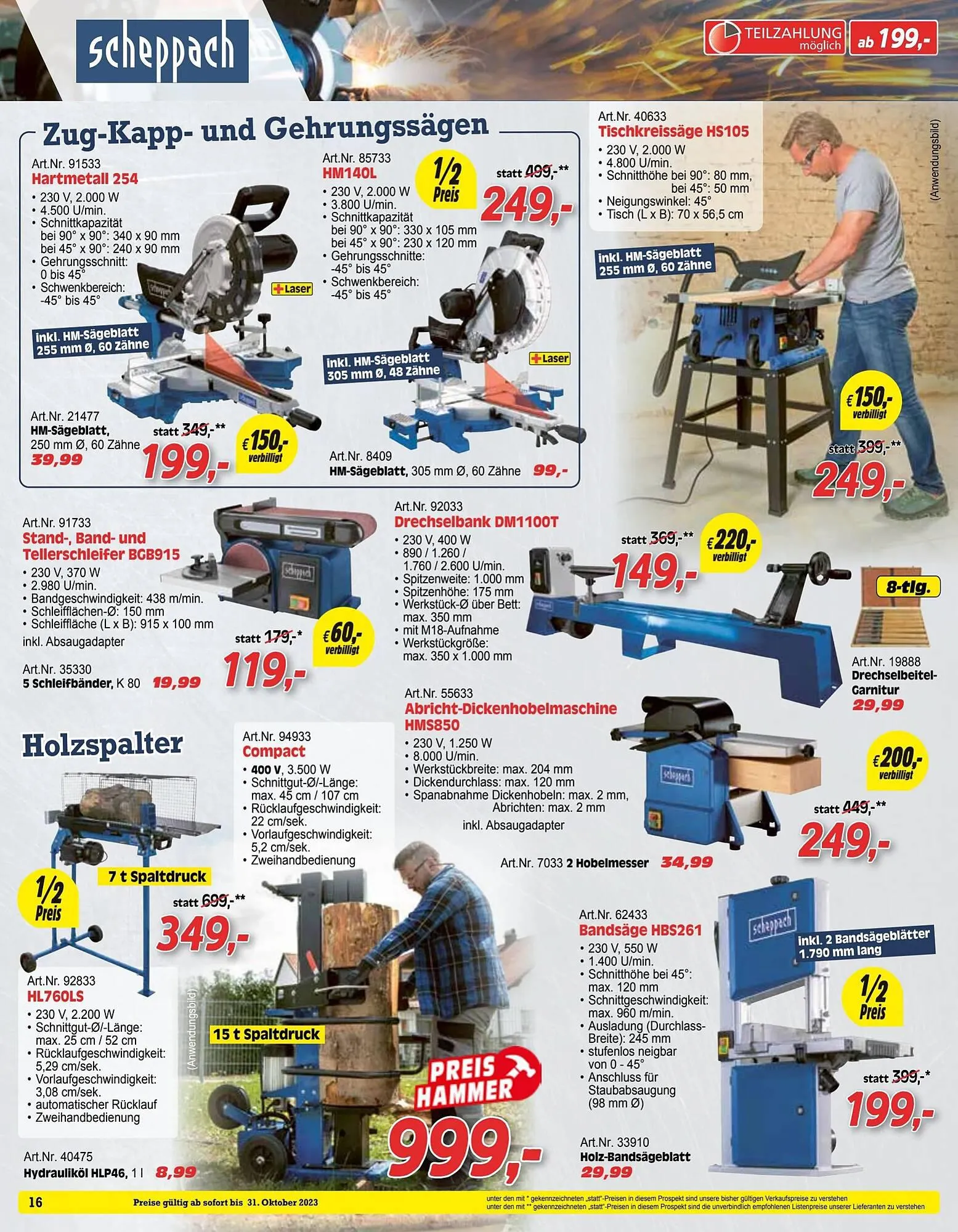 Zgonc Flugblatt von 15. Oktober bis 31. Oktober 2023 - Flugblätt seite 16