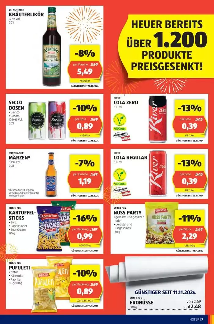 Blättern Sie online im HOFER Flugblatt von 24. Dezember bis 7. Jänner 2025 - Flugblätt seite  9