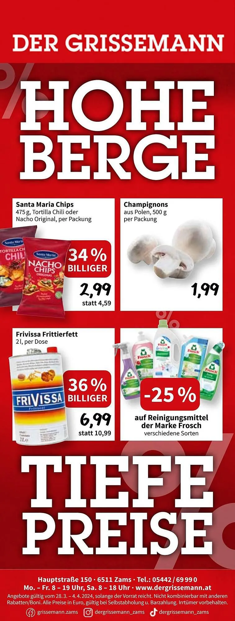 Der Grissemann Flugblatt von 28. März bis 11. April 2024 - Flugblätt seite  