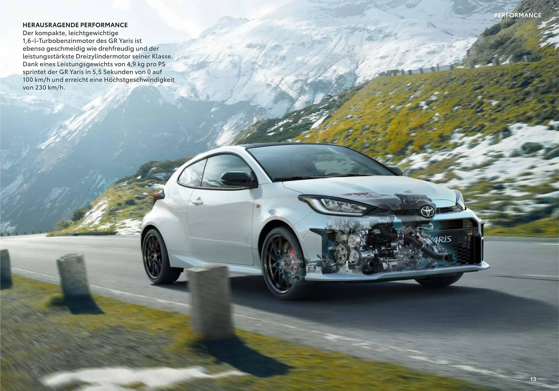 Toyota GR Yaris Flugblatt von 11. Juli bis 10. Jänner 2025 - Flugblätt seite  13