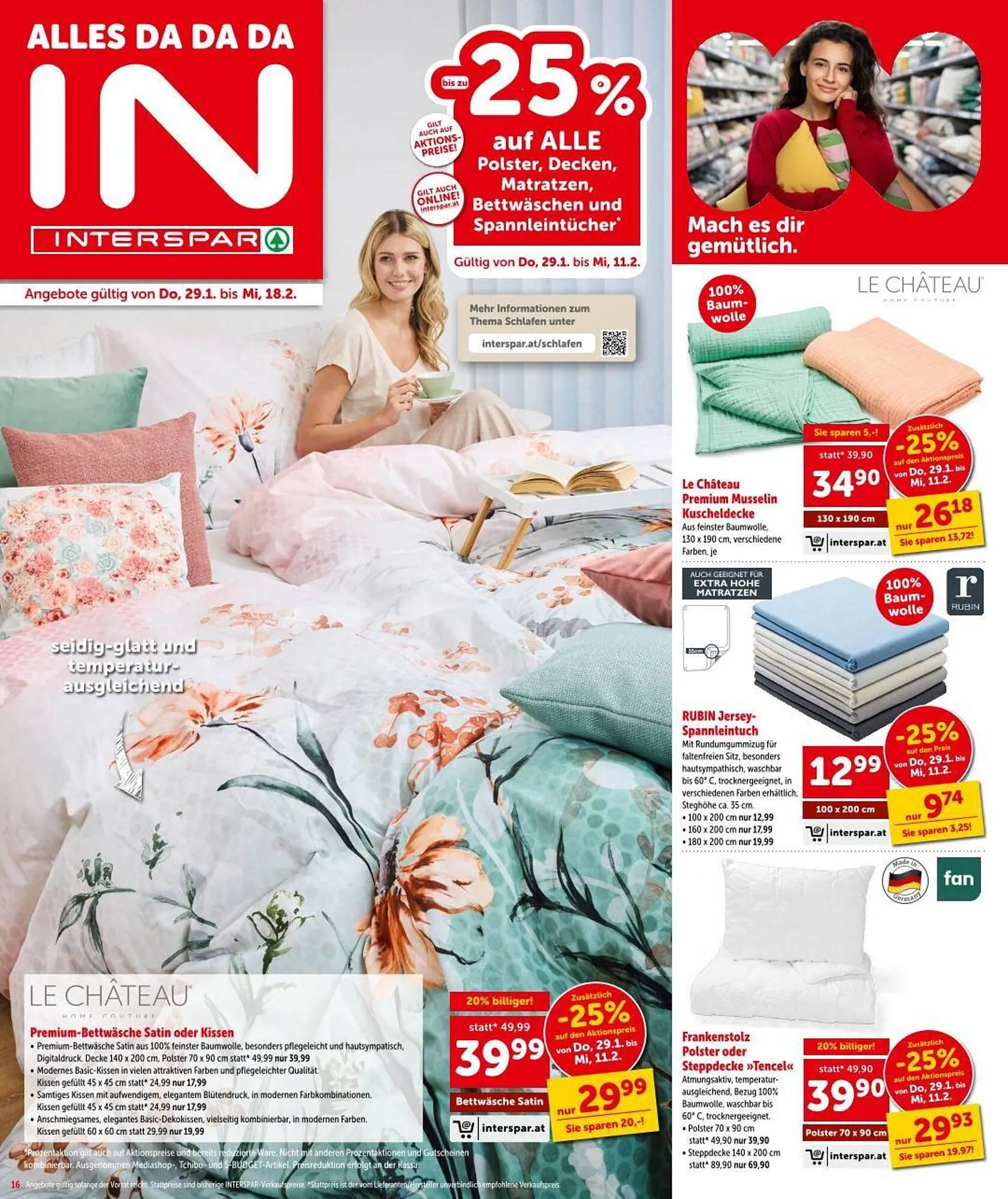 Interspar Flugblatt von 29. Jänner bis 11. Februar 2026 - Flugblätt seite  16