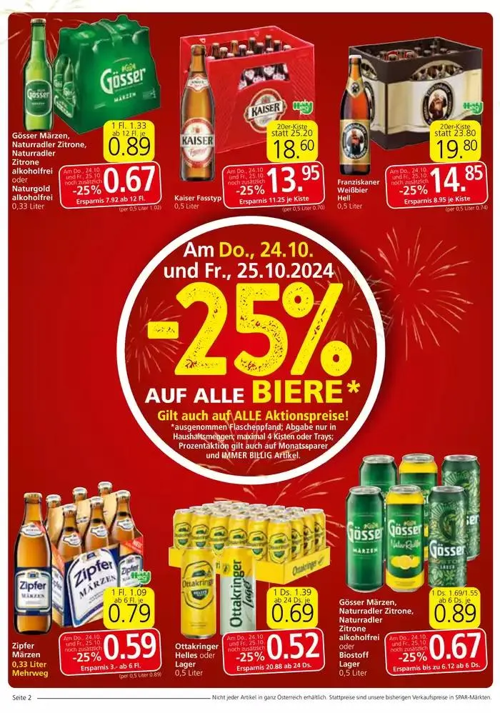 Aktuelle Deals und Angebote von 24. Oktober bis 7. November 2024 - Flugblätt seite 2