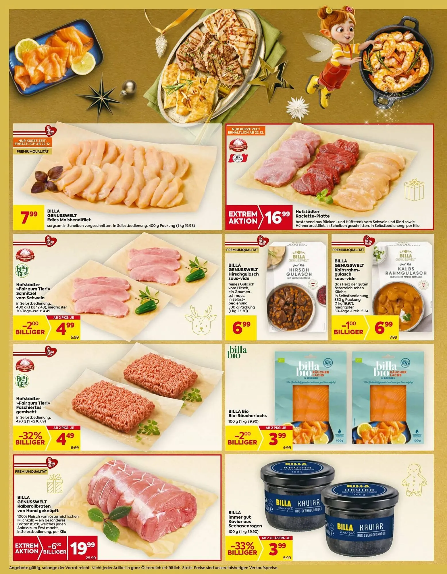 Billa Flugblatt von 18. Dezember bis 24. Dezember 2025 - Flugblätt seite 6