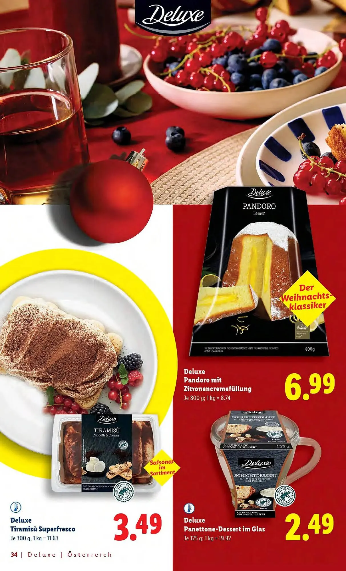 Lidl Flugblatt von 1. November bis 25. Dezember 2025 - Flugblätt seite 34