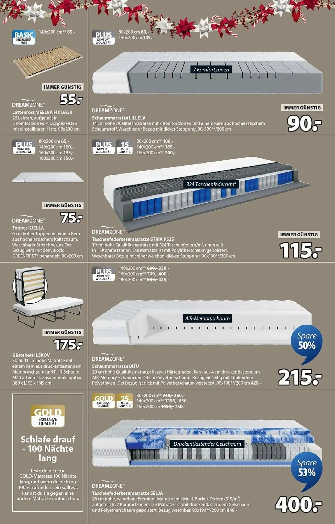 JYSK Flugblatt von 1. Dezember bis 6. Jänner 2026 - Flugblätt seite 6