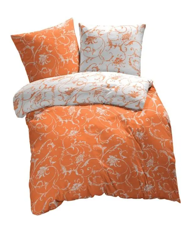 MOONLIGHT Bettwäsche in Baumwoll-Satin Terra | 70 x 90 / 140 x 200 cm