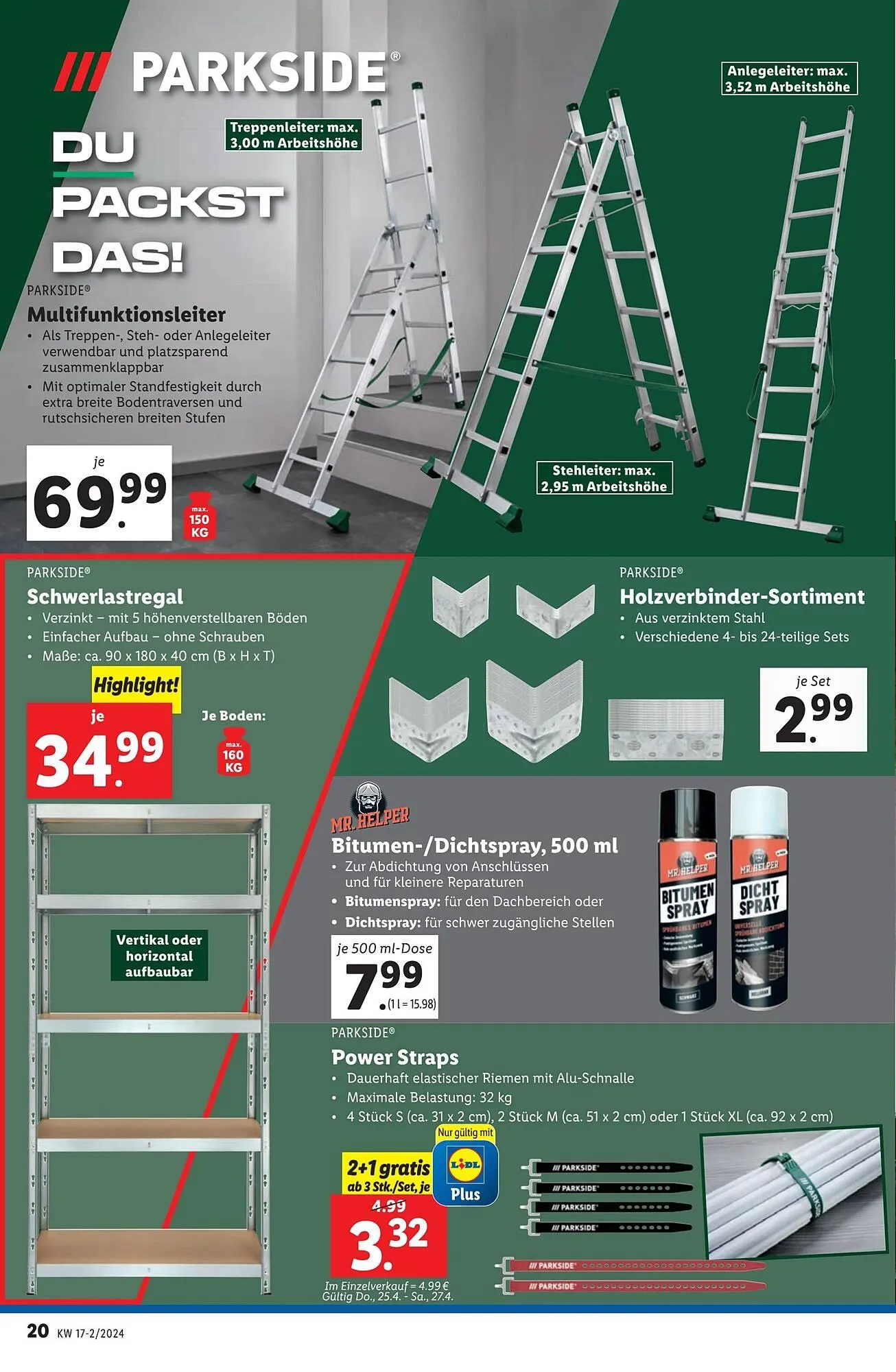 Lidl Flugblatt von 24. April bis 30. April 2024 - Flugblätt seite 22