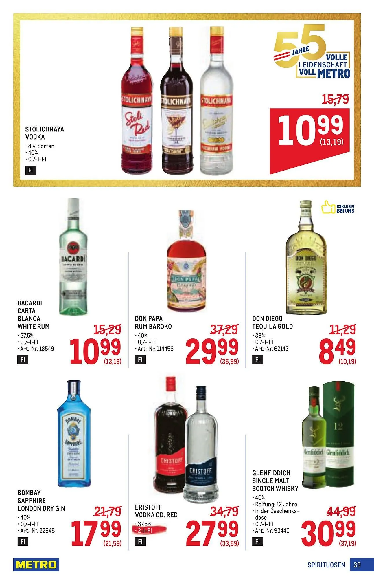 Metro Flugblatt von 16. April bis 29. April 2026 - Flugblätt seite  39