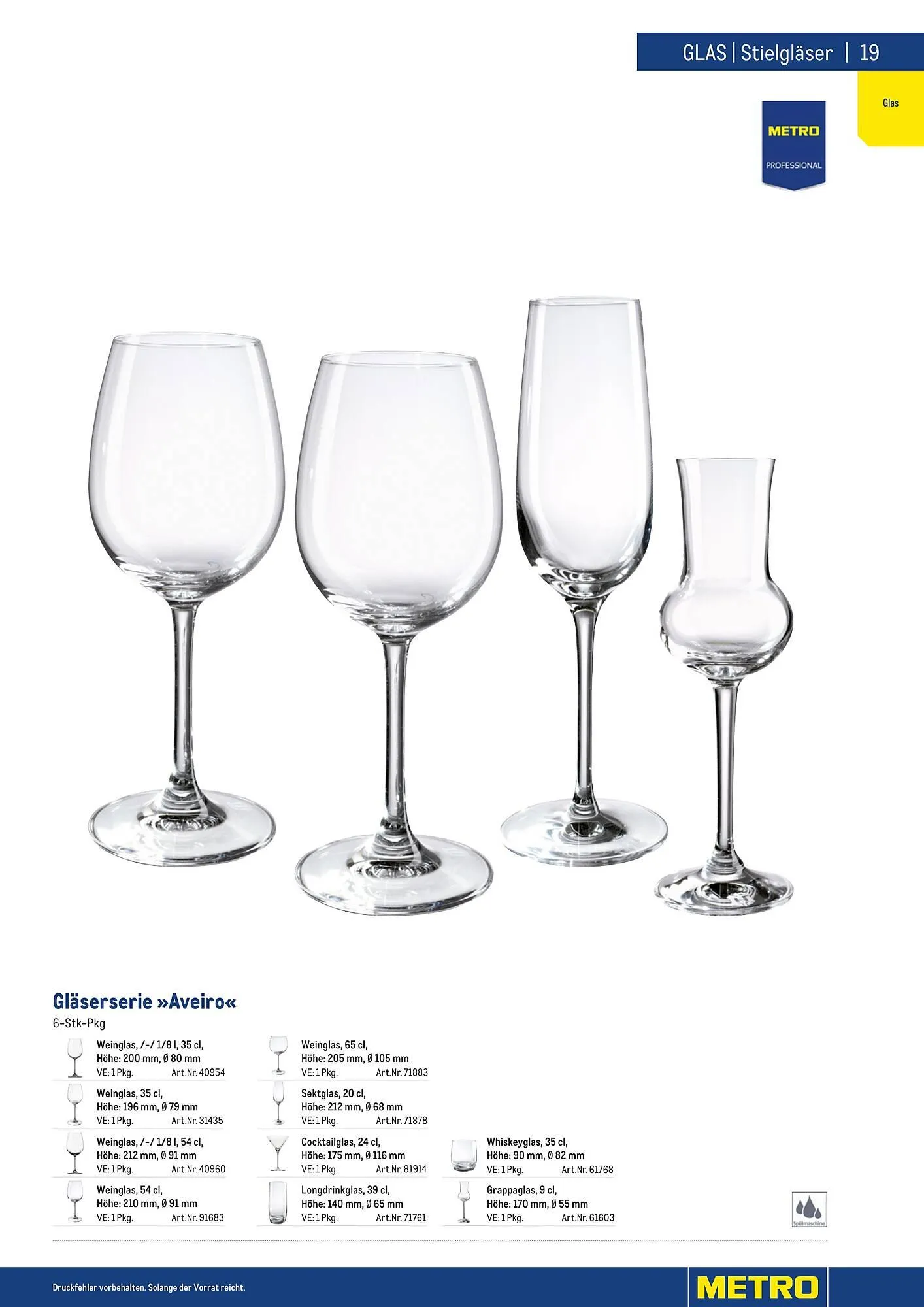 Metro Flugblatt von 25. März bis 31. Dezember 2026 - Flugblätt seite 19