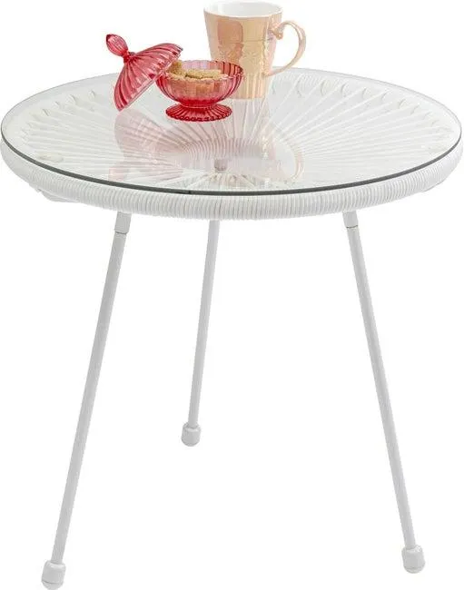 Beistelltisch Acapulco Weiß