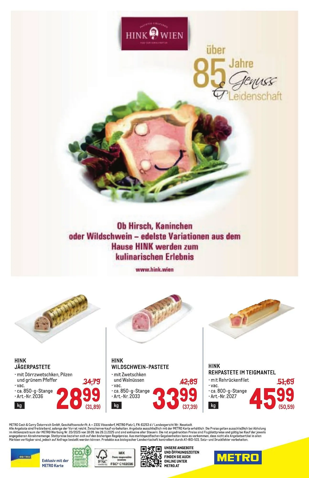 Metro Flugblatt von 18. September bis 26. November 2025 - Flugblätt seite 20