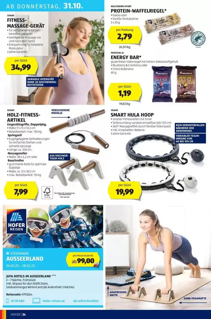 Blättern Sie online im HOFER Flugblatt von 23. Oktober bis 6. November 2024 - Flugblätt seite 38