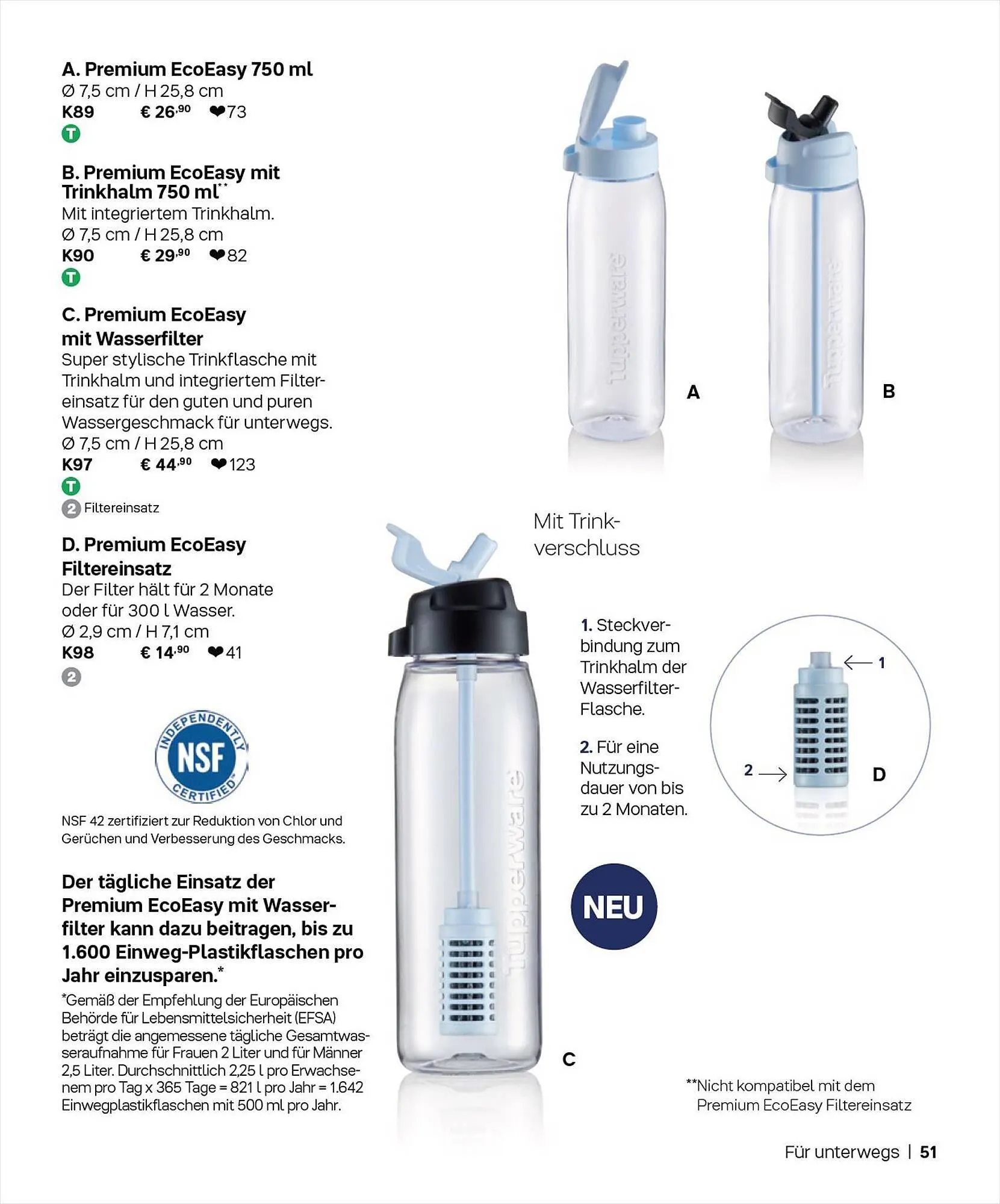 Tupperware Flugblatt von 1. September bis 29. Februar 2024 - Flugblätt seite  51