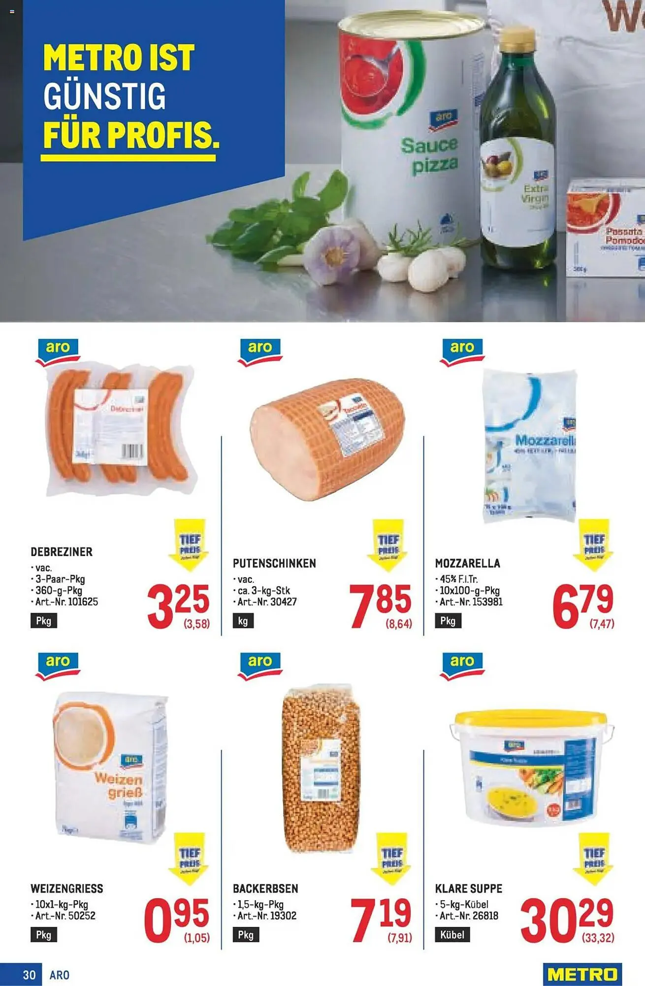 Metro Flugblatt von 16. Oktober bis 29. Oktober 2025 - Flugblätt seite  30