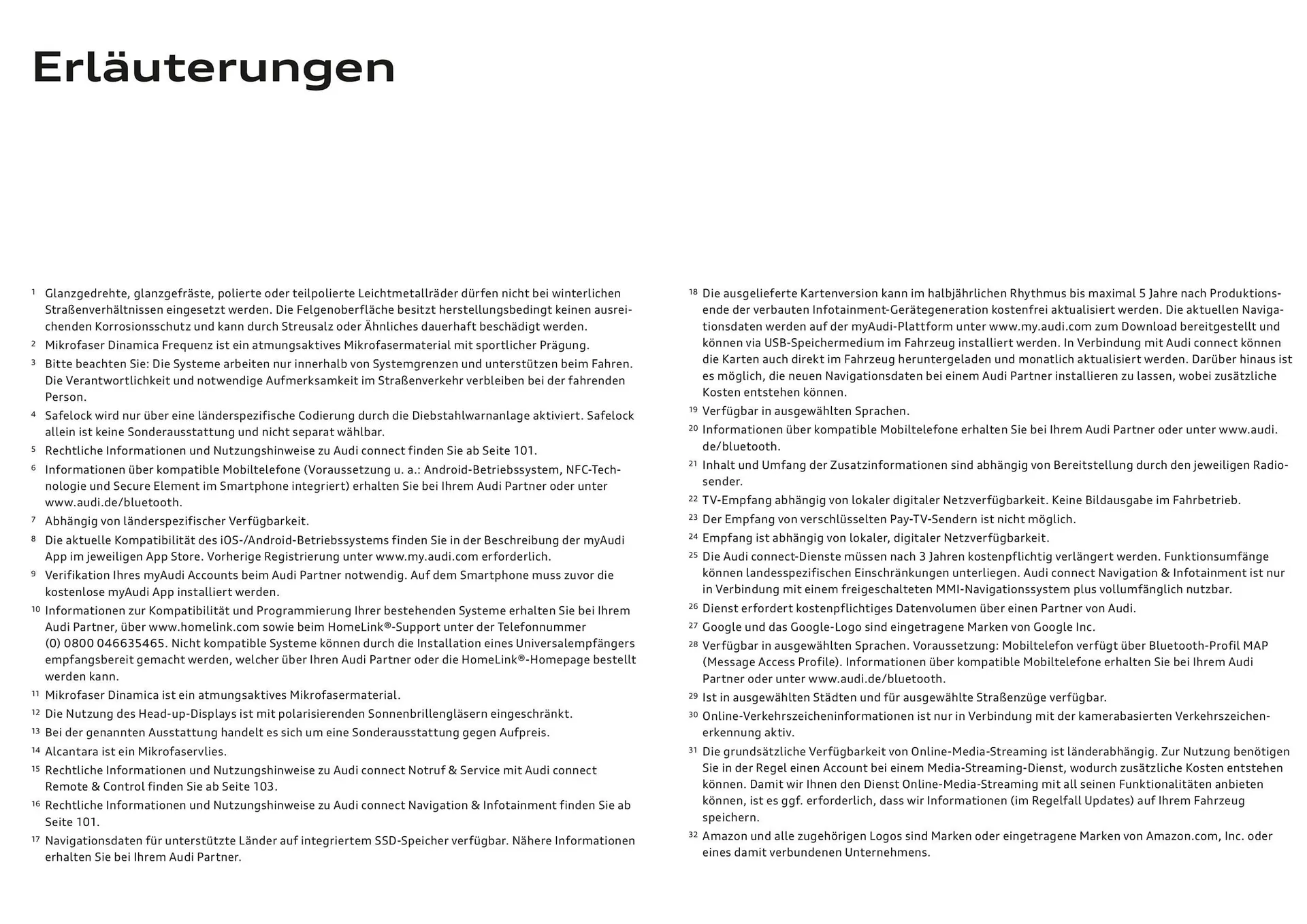 Audi Flugblatt von 20. November bis 22. Juli 2026 - Flugblätt seite  110