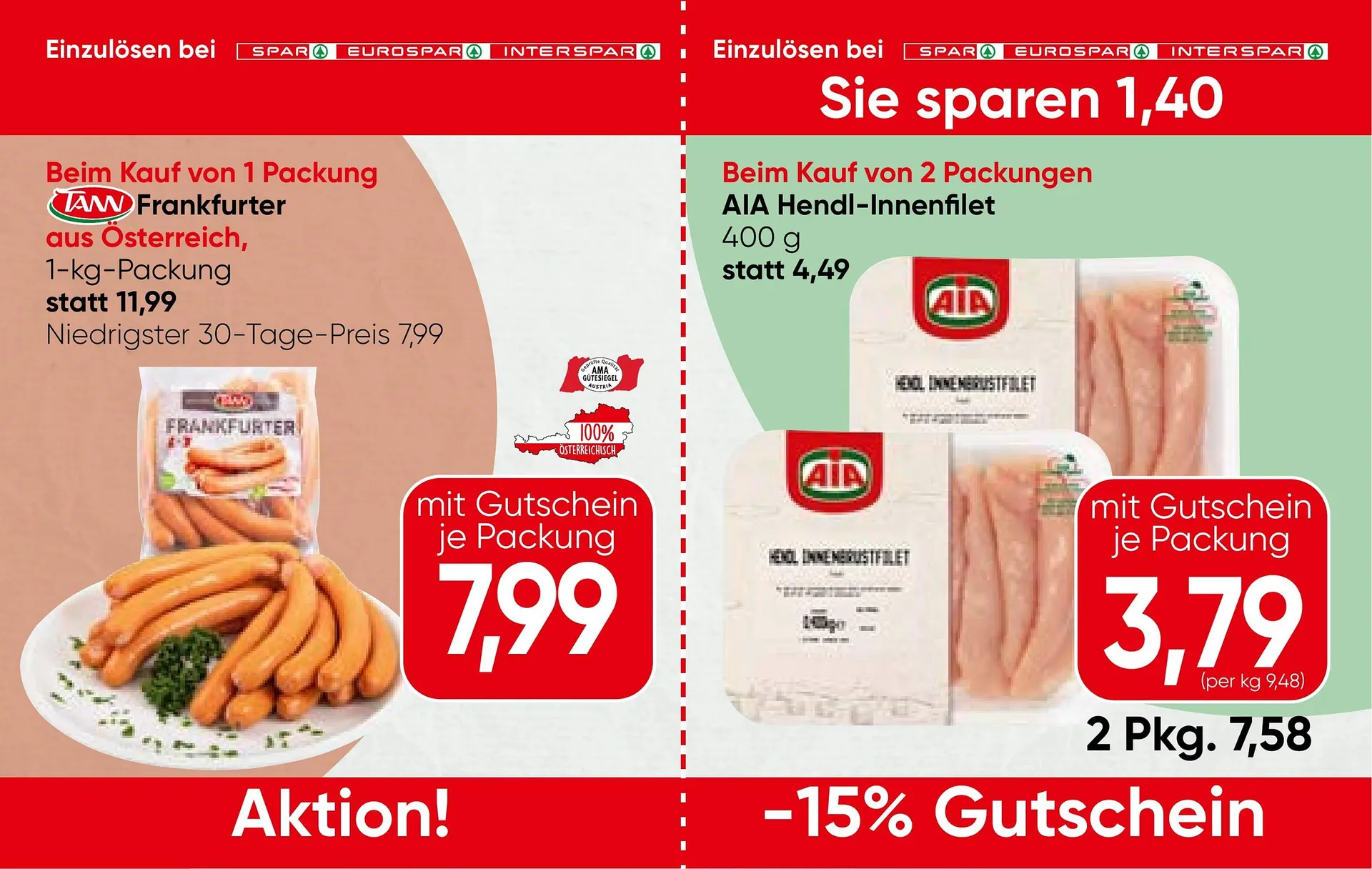 Spar Flugblatt von 8. Jänner bis 28. Jänner 2026 - Flugblätt seite  3