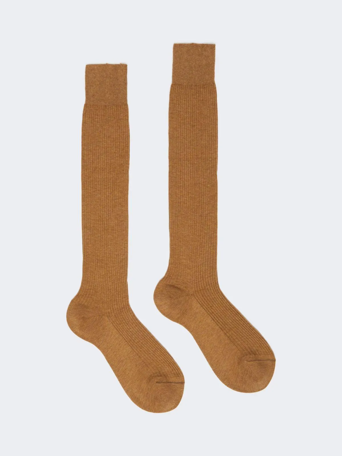 Socken aus Kaschmir - Haselnuss
