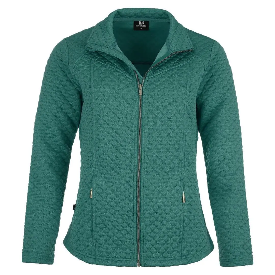 Damen Powerstretch Jacke "Anna", Türkis