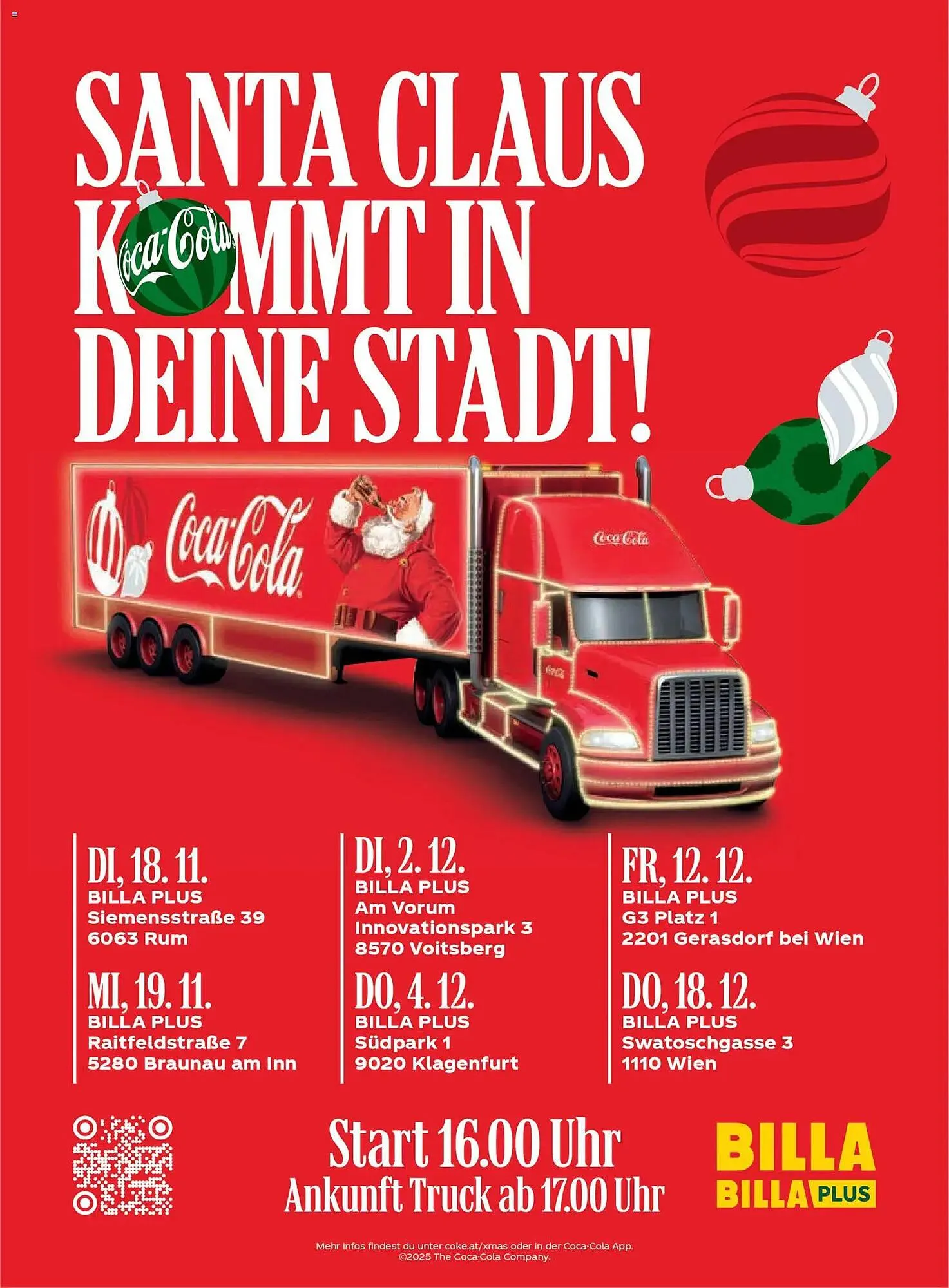 Billa Flugblatt von 1. Dezember bis 31. Dezember 2025 - Flugblätt seite  22