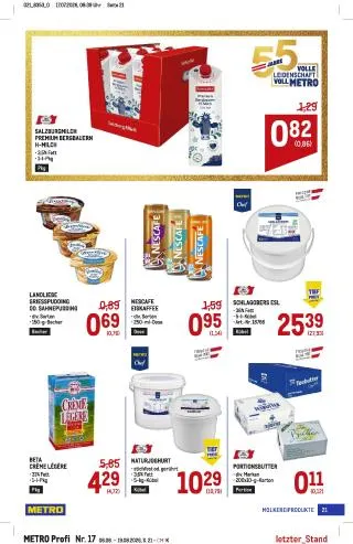 METRO Flugblatt - Profi von 6. August bis 19. August 2026 - Flugblätt seite 21