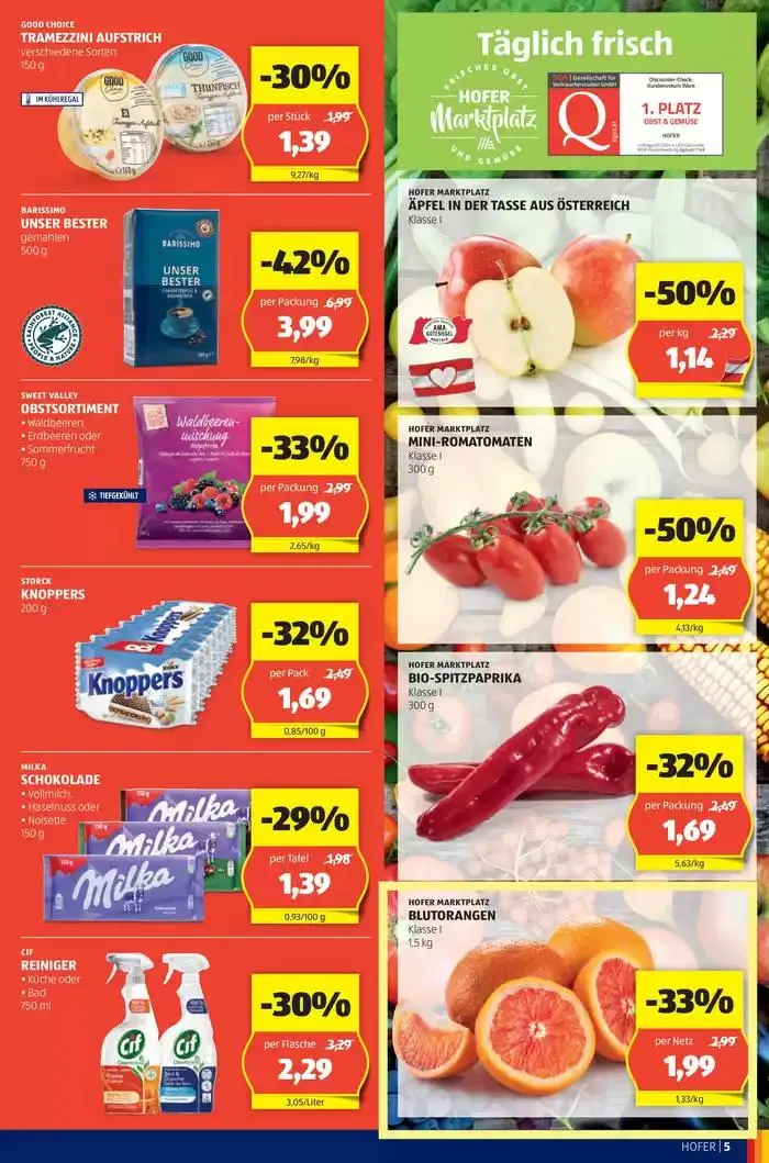 Blättern Sie online im HOFER Flugblatt von 8. Jänner bis 15. Jänner 2025 - Flugblätt seite  7