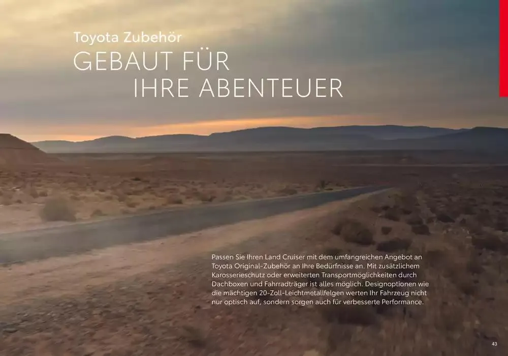 Toyota Land Cruiser von 12. Februar bis 12. Februar 2026 - Flugblätt seite  43