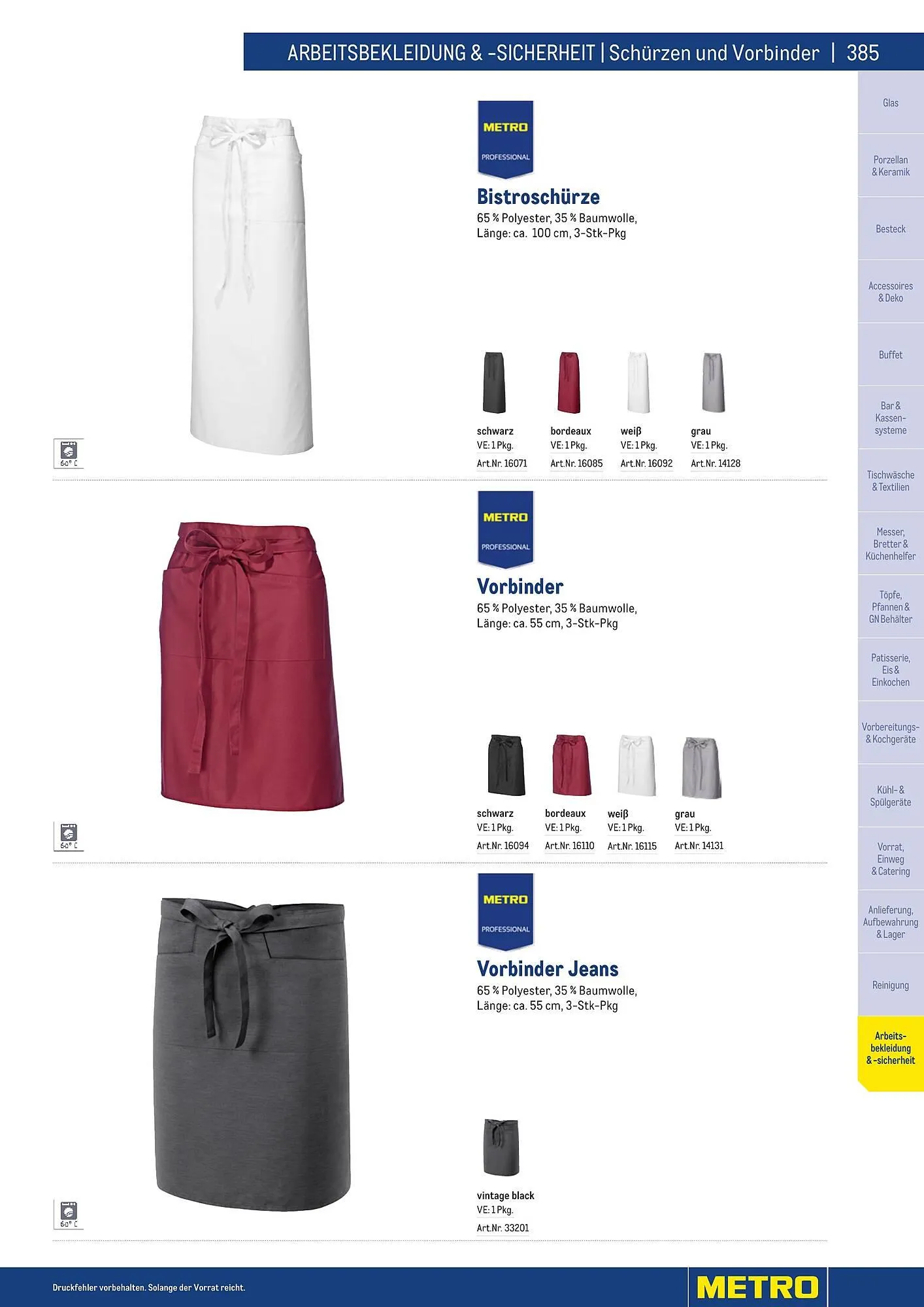 Metro Flugblatt von 25. März bis 31. Dezember 2026 - Flugblätt seite  385