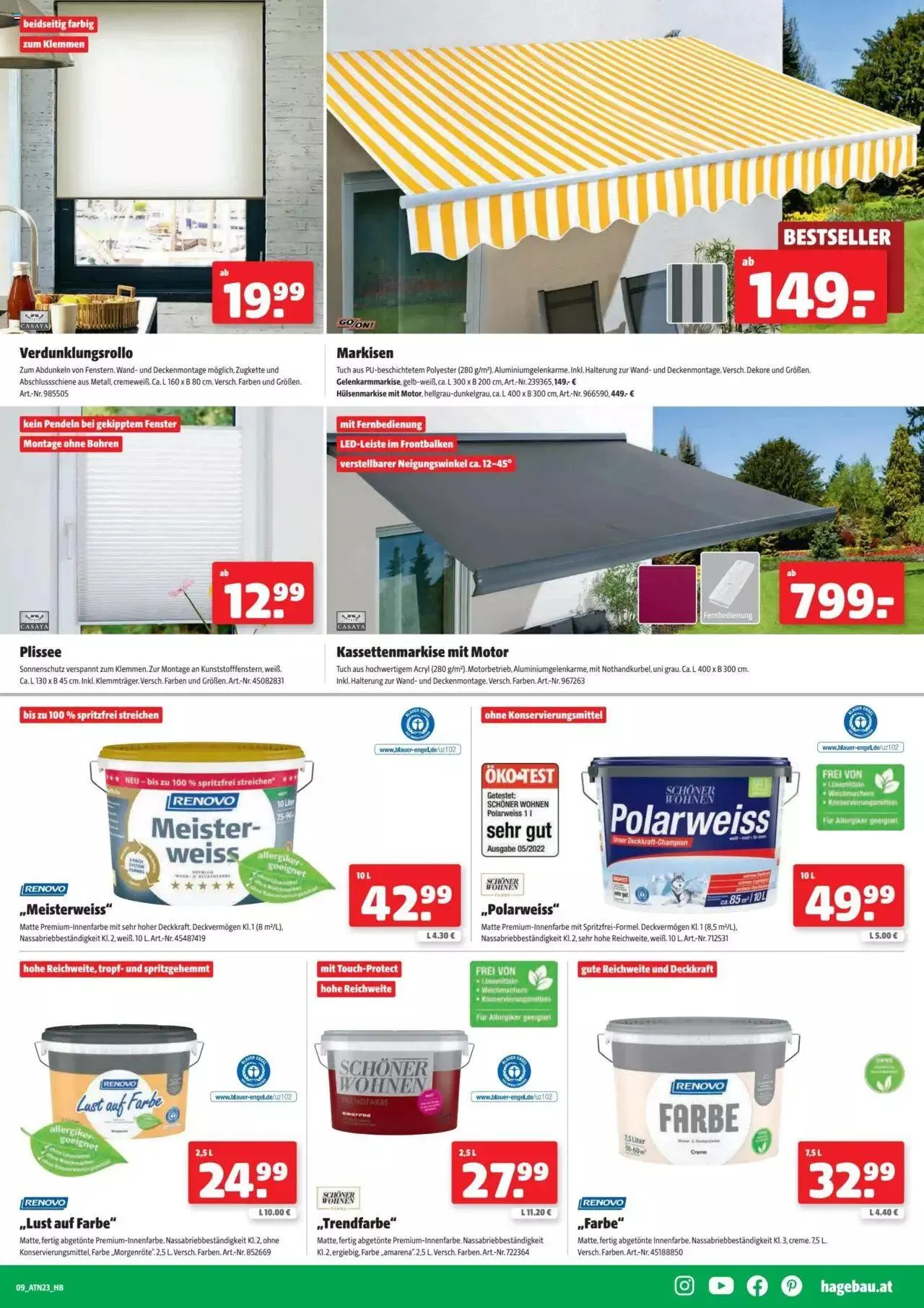 Hagebau Flugblatt von 28. Mai bis 31. Dezember 2023 - Flugblätt seite 9